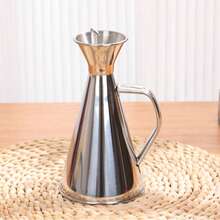 Bình đựng dầu ăn, nước tương và giấm bằng thép không gỉ 304, bình đựng dầu ăn dung tích lớn, thiết kế sáng tạo, chống rò rỉ, thích hợp cho nhà hàng, nhà bếp, quán ăn tự phục vụ, khách sạn. - Xem 6