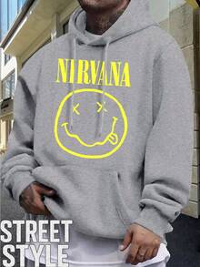 Niirvana International Rock Grunge Band Sweatshirt, Unisex, Men's And Women's, 100% Cotton, Top Premium Streetwear, New Release, Immediate Shipping, Various Colors!! - 淺灰色 - 查看 1