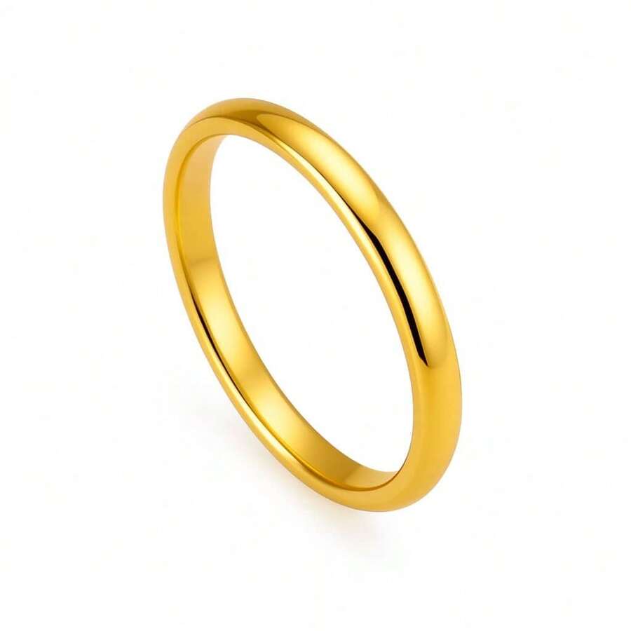 Women Single Ring - 金子 - 查看 1