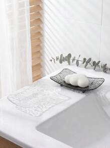 1个/2个冰川图案皂碟，浴室梳妆台立式皂架，简约优雅皂碟架 - 彩色 - 查看 3