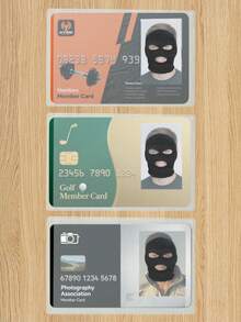 1/5/10pcs PVC Matte Card Holders, Transparent ID And Driver's License Protective Sleeves, Rigid Vertical Plastic Pouches, Anti-Magnetic, Suitable For Office, School, Credit Cards, ID Cards, Access Cards, Back To School Season - A - View 1