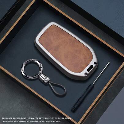 غطاء علبة مفتاح السيارة من السبائك المعدنية ل- تويوتا CHR1 هايلكس فورتشنر لاند كروزر 200 كامري كورولا كراون RAV4 هايلاند اكسسوارات السيارات