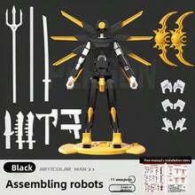 New Joint Figure, Multi-Functional Joint Robot Assembly, Children's Multi-Joint Robot Toy Set, Posable Figure, Inspires Children's Imagination, Play, Stress Relief, Decoration - Birthday Gift - Christmas Gift - Party Gift - Best Gift - Birthday Gift Or Party Favor - Travel Portable Stress Relief Toy - Multicolor - View 12