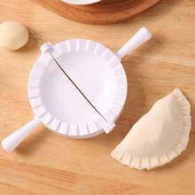 1Pc Manual Plastic Dumpling Mold, Pastry Dough Press Tool, Multifunctional Kitchen Dumpling Maker, Perfect For Home Baking & Pastry Making - Multicolor - View 11