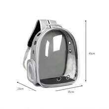 宠物背包，猫咪旅行包，透明透气，适合旅行 - 綠色 - 查看 6