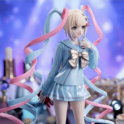 1pc KAngel Anime Girl Figurine - PVC Posable Statue Collectible Model, Desktop Decor/Car Accessory/Christmas Gift & Collection, Anime Fan Display, Home/Office Decor - Perfect Gift For Japanese Animation Enthusiasts - Compatible With Anime Photography Backdrop - Cute Pose, Exquisite Outfit And Vivid Expression - Handcrafted Anime Style Figurine