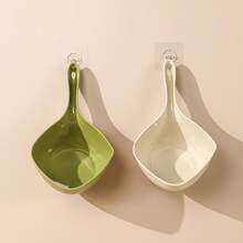Set Of 2 Or 3 Large-Capacity Hanging Kitchen Ladles (Rinsing/Pouring Scoops) - Made With Extra-Thick, Heat-Resistant Material. Ideal For: Pouring Water, Washing Vegetables, Scooping Water, Watering Plants, Rinsing, Washing Fruit, And More. - View 8