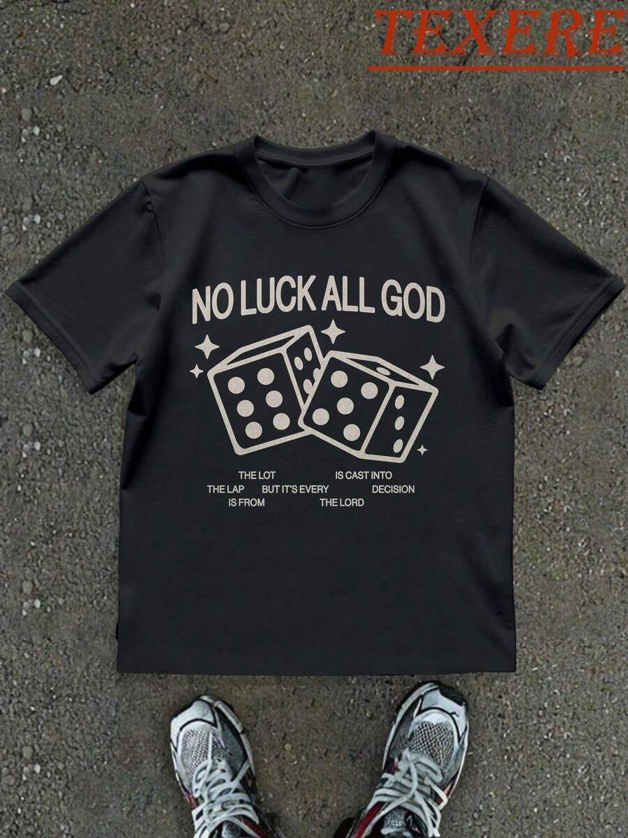 Vintage T Shirts,Y2K(180g 100 Percent Cotton T-Shirt) Men's T-Shirt Men's Casual  Comfortable, Fashionable T-Shirt, Street Style  Printing,Graphic T Shirt,Funny T Shirt ,Casual Letter Printing,Suitable For Both Men And Women,Perfect For Infusing Spiritual & Nostalgic Vibes Into Outfits During Easter Celebrations, Church Events, Or Daily Wear, Christmas & Halloween & Thanksgiving Day & Valentine's Day & Pride & Father's Day & Easter & Mother's Day & New Year & Spring Festival, Men's Round Neck Printed Short Sleeve Casual Everyday T-Shirt, They Are Excellent Gifts For Friends And Family, 100% Cotton T-Shirts Feature, A Youthful And Fashionable Design, Graphic Tees Men, Graphic Tees Women - 黑色 - 查看 1
