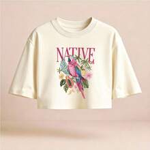 Cropped Oversized Banana Top, Rio De Janeiro, Nature, Various Styles. - Cream - View 1