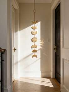 1件波西米亚风月相壁挂装饰，简约现代家居饰品，日月灵性灵感装饰，适用于客厅、卧室、窗边、阳台、花园、冥想空间、瑜伽室、墙面装饰，礼品 - 彩色 - 查看 10