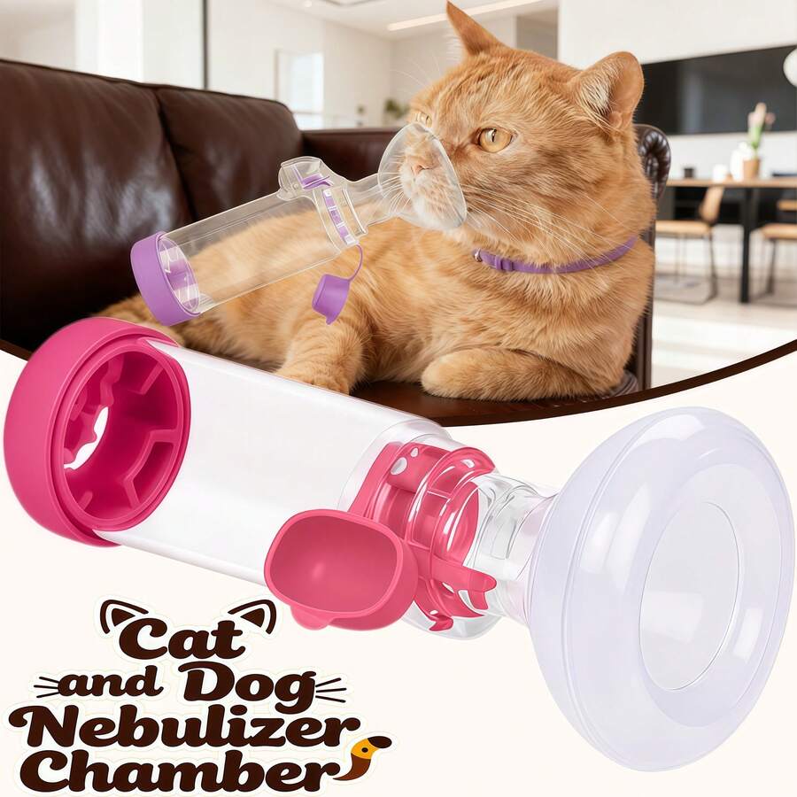Portable Pet Nebulizer, Handheld Nebulizer: The Compact Size And Lightweight Structure Make It Easy To Use At Home Or On The Go, And It Is Also Easier To Clean. Provides Two Silicone Masks. - Green - View 1
