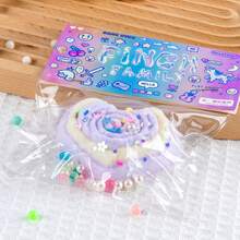 1个2026新款心形奶油卷慢回弹玩具，芝士猫慢回弹玩具，猫爪慢回弹玩具，逼真食物减压玩具 - 生日礼物，圣诞礼物，节日礼物，完美礼物 - 彩色 - 查看 2