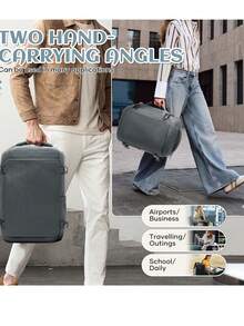 Ba lô du lịch/túi xách tay Ryanair kích thước 40x20x30cm, phù hợp cho các chuyến đi ngắn ngày, dễ dàng để dưới ghế, hoàn toàn mới. Ba lô đựng laptop 15.6 inch nhiều màu sắc thời trang unisex, vừa vặn với laptop 15.6 inch. - Nhiều màu - Xem 6