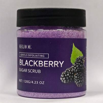 Kem tẩy tế bào chết toàn thân và chân hương anh đào/đường 120g, kết cấu dạng hạt, được làm giàu với bơ hạt mỡ và muối biển, nhẹ nhàng tẩy tế bào chết, làm sạch, dưỡng ẩm và nuôi dưỡng làn da.