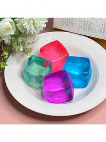 1 Gói 1/2/4 quả bóng giảm căng thẳng Mochi hình khối, mềm mại và êm ái, thích hợp để giảm stress. - Màu sắc ngẫu nhiên - Xem 8