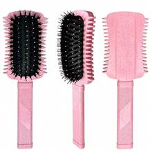 Nylon Comb With Air Cushion, Hair Styling Brush, Straw Massage Curling Comb, Curl Defining Styling Brush - Square - View 9