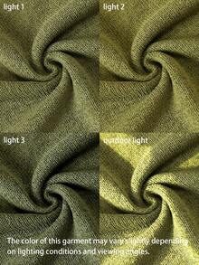 纯色针织背心，复古日系风格，可叠穿的短款开衫，休闲百搭，适合夏季度假、初秋、通勤、音乐节、返校季和圣诞节等场合。 - 綠色 - 查看 4