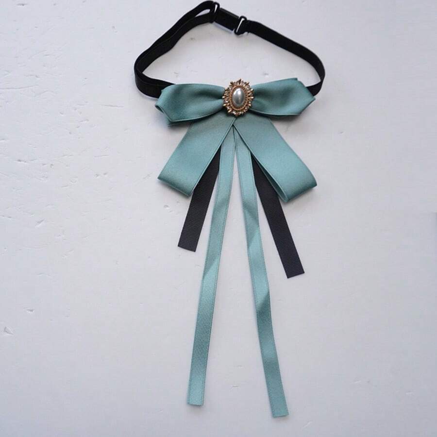 1pc Patchwork Casual Polyester Fabric, All Season - Mint Green - View 1