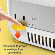 Apple Mini M4/M4 Pro Compatible Convenient Power-On Dock Dust-Proof Elevated Cooling Stand Desktop Organizer - View 2