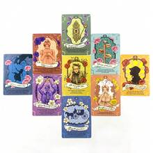 精美神谕卡套装，包含诗意箴言和插图，助您每日激励。 - 彩色 - 查看 5