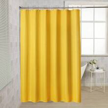 AmazerBath White Shower Curtain Fabric, Waffle Shower Curtains For Bathroom, Cloth Shower Curtain Heavy Duty, Thick Bathroom Shower Curtains Hotel Quality, Premium Polyester, 72x72 Inches - Mustard Yellow - 查看 4