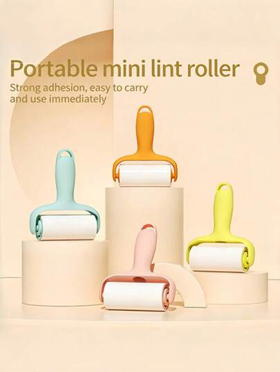 1个便携式迷你除毛器，家用清洁工具，便携式滚筒，衣物除毛器，便捷除毛刷