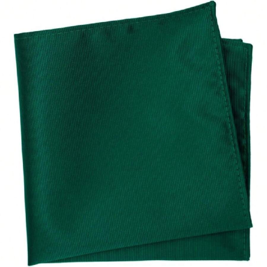 Cuadrado de bolsillo sólido para hombre,43365330 - Verde - Ver 1