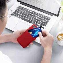 Wallet Case Compatible With Apple SE (2022/2020) / 8/7 Case With Card Holder - Protective Wallet Case With Card Slots - Dark Pink, 43355379 - 黑與白 - 查看 6