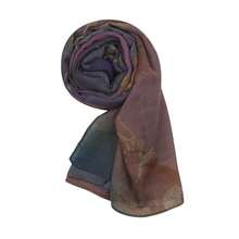 Watercolour Floral Printed Hijab Scarf For Women Soft Modal Cotton Instant Hijab Head Wraps Shawls Long Scarves - Nhiều màu - Xem 7