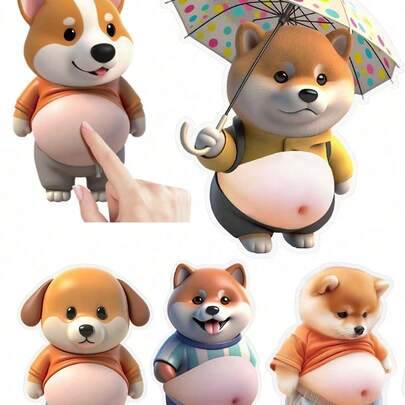 Set de 2 imanes de nevera 3D de silicona con diseño adorable de trasero de Corgi y girasol, material de silicona con adhesivo autoadhesivo magnético, decoración encantadora para nevera, puerta de metal, lavadora, escritorio de computadora, hogar, oficina, regalo de cumpleaños, Día de San Valentín, Día de la Madre, graduación