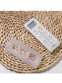 1 chiếc ốp lưng silicon trong suốt cho điều khiển từ xa TV và máy lạnh - Chống bụi và cầm nắm dễ dàng. - A - Xem 11