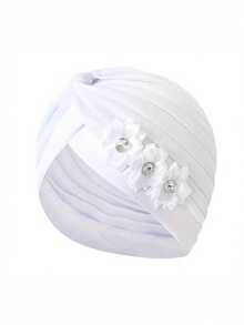 1pc Women's Floral Headscarf Hat, Fashionable Breathable Sweat-Absorbent Outdoor Accessory, Women Brimless Hat, Pleated, Headscarf Hat, Suitable For Daily Use And Travel,Summer,Beach,Holiday,Festival - Style 1 - View 14