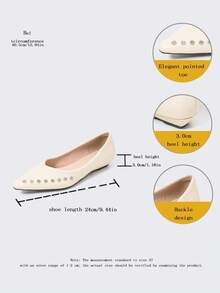 New Arrival Elegant Slip-On Retro Low Vamp Wedge Heel Women Shoes - Apricot - View 8