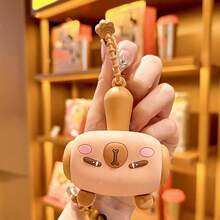 1个可爱水豚锤子钥匙扣，时尚水豚钥匙链，适用于衣服、包包和车钥匙，派对礼物钥匙扣 - 卡皮巴拉大鐵鎚 - 查看 9