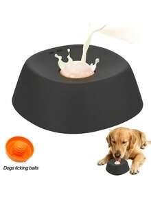1pc/Set Slow Feeder Dog Bowl, Liquid Treat Bowl, Anti-Slip Interactive Ball, Bone Broth Licking Bowl, 3/4 Cup Yogurt Licking Toy, Suitable For Small, Medium And Large Dogs - 200ml - View 10
