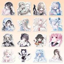 82pcs/Set Cute Anime Girl Stickers, Big-Eyed Kawaii Girl Style, PVC Material Clean Stickers, Cartoon Adorable Decor For Boxes, Furniture, Notebooks, Phones, Laptops, Fridges, Christmas, Birthday Parties - Cute Girls' New Multi-color Style - View 8