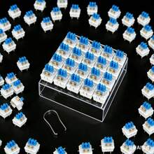 50/100个键盘开关 键盘按键替换 3针触感开关 适用于MX轴机械键盘 - 查看 1