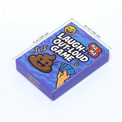 哈哈大笑游戏——一款趣味卡牌游戏，一款充满爆笑挑战的疯狂派对游戏，非常适合游戏之夜、朋友和家庭聚会，一款社交活动的疯狂破冰游戏，也是送给喜剧爱好者和派对达人的绝佳礼物。