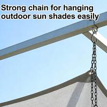 5/10pcs 25cm/50cm Heavy Duty Iron Plant Hanging Chain, Made Of High-Quality Steel With High Tensile Strength, Dual Hook Design For Safety And Reliability, Anti-Rust High-Temperature Baked Paint Coating, Durable Hanging Chain Suitable For Flowerpots, Bird Cages, Balconies, Gardens, Indoor And Outdoor, Flexible Length Adjustment For Easy Storage, Stable Suspension Without Deformation Or Detachment - Multicolor - View 9