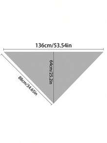 1pc Vintage City Map Print Triangle Scarf Wraps Soft Silky Feel All Season Spring, Summer, Autumn And Winter Shawl And Wraps Suitable For Daily Outings Travel Wedding Party Balls Banquets Bridesmaid Headscarfs Women Accessories,Beach,Holiday - Multicolor - View 3