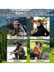 Solar Powered Double Fan Cooling Hat, USB Rechargeable, Adjustable Strap, Breathable, High-Efficiency, Long-Lasting, Powerful Airflow, Suitable For Outdoor Activities - A - View 7