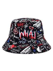 1pc Women Casual Polyester Bucket Hat, Versatile For Daily And Outdoor Use - Multicolor - View 3