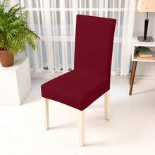 Single Chair Cover Standart Size - 96% Cotton 4% Elastan - Made in Turkiye - 紅色 - 查看 1