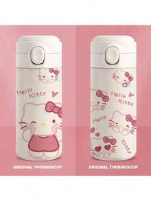 1个/套 猫咪保温水瓶，可爱韩版男女通用水杯 - 彩色 - 查看 5