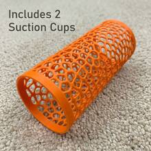 Betta Fish Tunnel With Suction Cup, Glass Aquarium Mesh Resting Pipe Cave, Also Suitable As Hiding Place For Small Reptiles - A - View 17