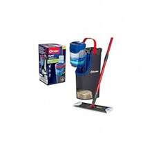 O-Cedar H2prO Flat Mop System | Quick Cleaning Tool | Clean With Clean Water | Machine Washable Reusable Microfiber Mop Pad |  On Wood Floors, Vinyl, Tile, Baseboards, Walls - H2prO + 1 Refill - View 2