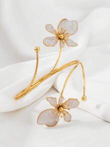 1 pieza Tobillera con flor de moda, estilo de resort de playa para adolescentes, accesorio para niñas - Estilo 1 - Ver 5