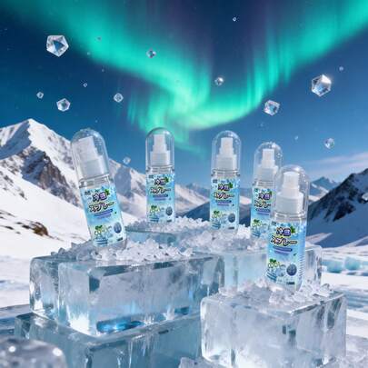 清凉喷雾，夏季清爽喷雾，便携式速效降温喷雾，夏季必备，适合户外活动、约会、派对，所有肤质适用，节日和生日的绝佳礼物