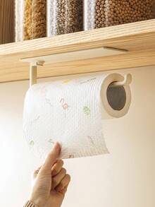 Wall-Mounted Tissue Paper Holder, No Drilling Required, Home Essential, Suitable For Kitchen, Bathroom, Office, Living Room, Wardrobe, Bathroom Accessories - Multicolor - View 6