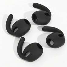 1 par/2 piezas Juego de tapones y clips para los oídos de silicona suave, adecuado para Galaxy Buds 3, funda protectora antideslizante para auriculares para deportes - Ver 3